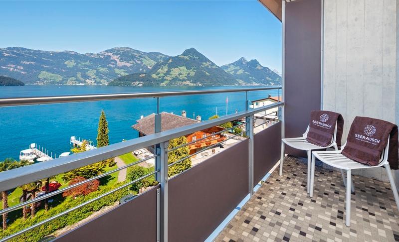 Seehotel Sternen Beckenried Bagian luar foto