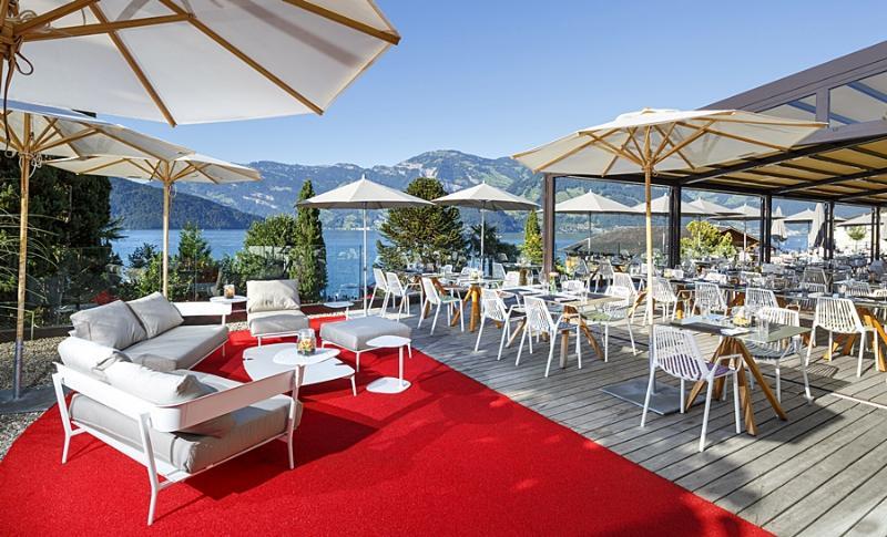 Seehotel Sternen Beckenried Bagian luar foto